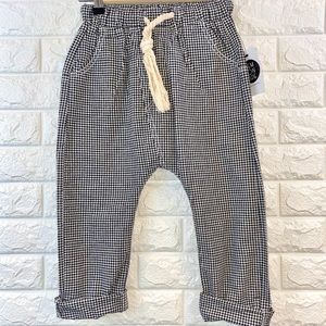NEW! Black and white kids checker pant.